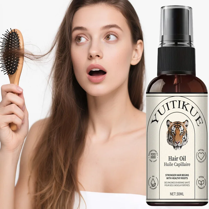 Hair care spray, moisturizing serum, nourishing hair roots, scalp massage, hair repair, oil control hair care solution - Image 3