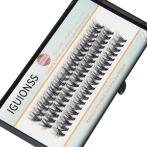 IGUIONSS 30D Mink Eyelash Extension Natural 3D Russian Volume Faux Eyelash Individual Soft Natur False eyelashes