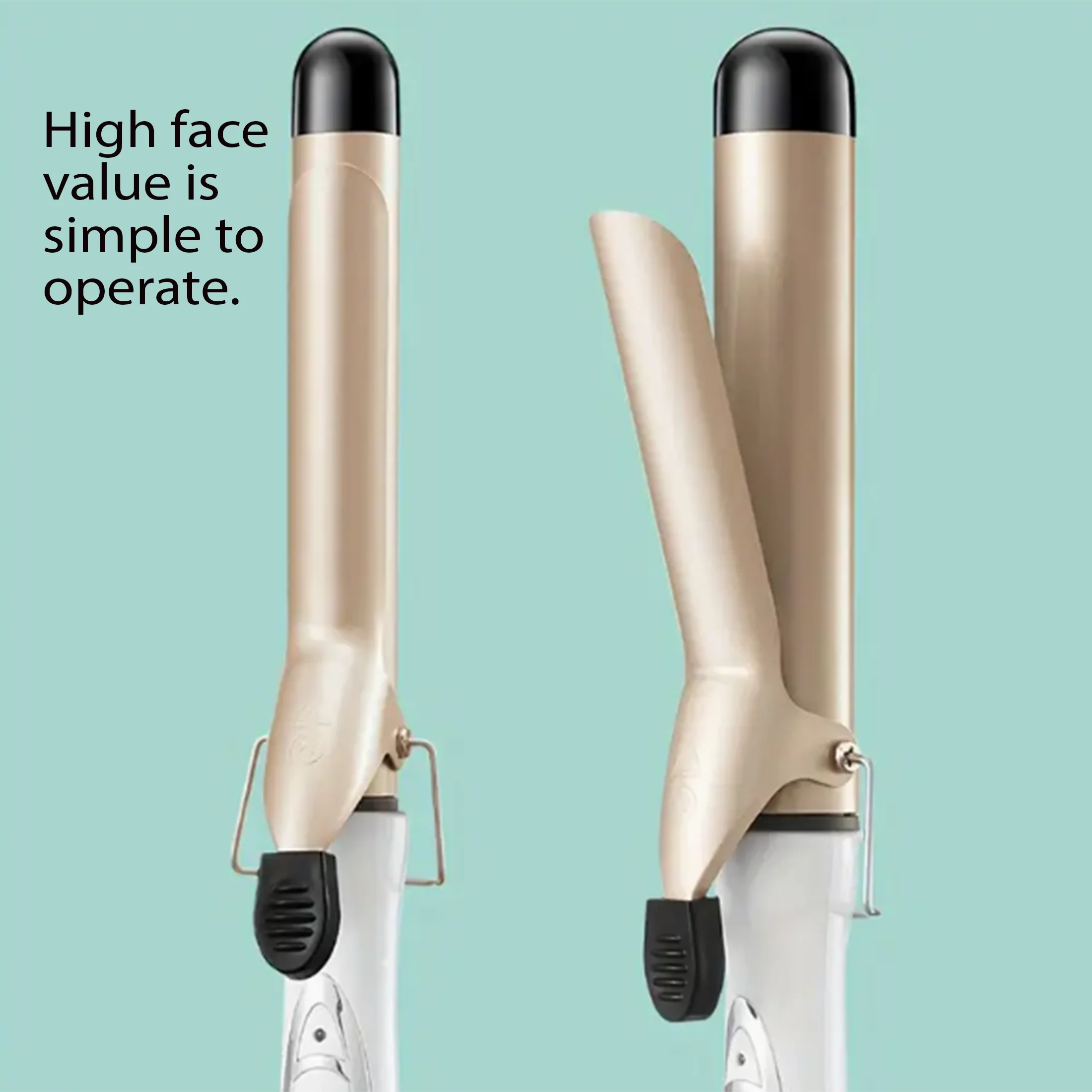 C-151 curling iron household large wave gold curling iron electric curling iron 32/25MM - Image 6