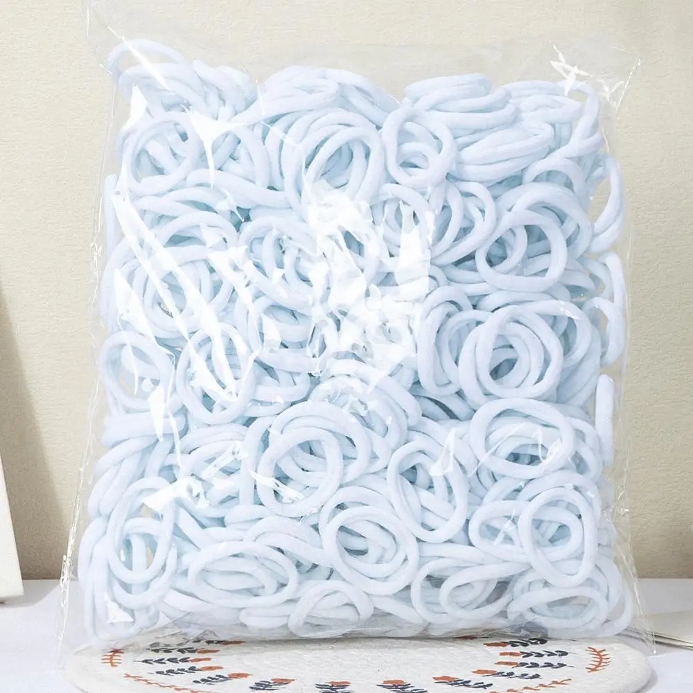 30-200pcs Hair Accessories for Women girl Basic Hair Bands Headband Hair Ropes Ties Ponytail Holder Simple and Fashionable Nylon - Image 11