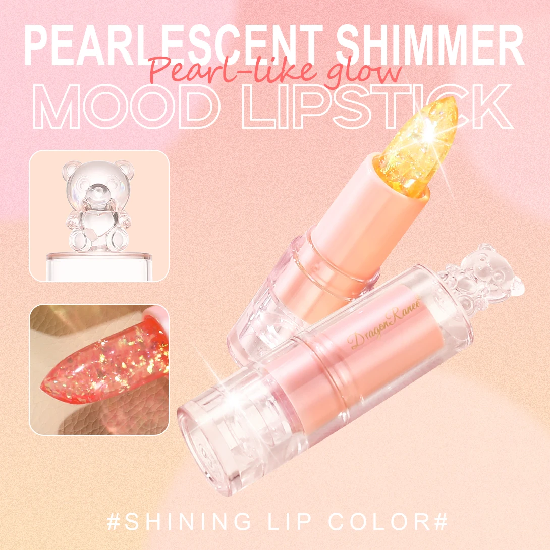 Lipstick Is Moisturizing, Non-Sticky, Long-Lasting, Moisturizing, Hydrating, Lip Gloss, Color-Changing, Fine Glitter, Color-Preserving, Waterproof, Non-Stick Lipstick - Image 4