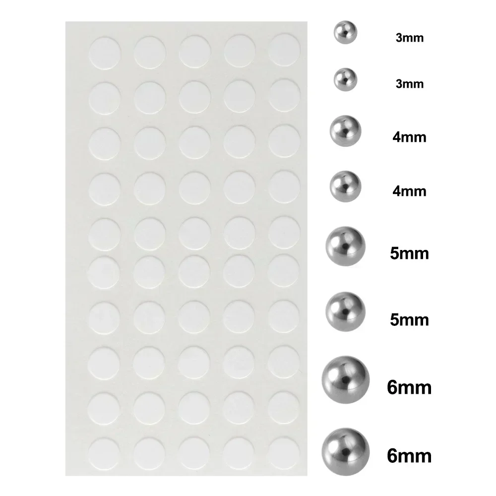 180pcs Non Piercing Lip Nails Sticker Selfadhesive Waterproof Reusable Fake Lip Nail Eyebrow Nose Ring Body Belly Button Jewelry - Image 10