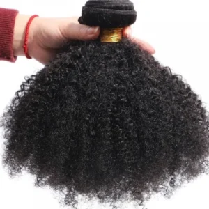 Afro Kinky Bulk Human Hair 3 Bundles 8 – 30 Inches Curly Weave 100% Unprocessed Virgin Extensions for Black Women Natural Color