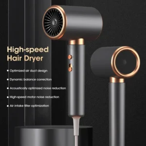Hair Dryer High-Speed Electric Turbine Airflow, Low Noise, Constant Temperature And Quick Drying, Suitable For Home Salons