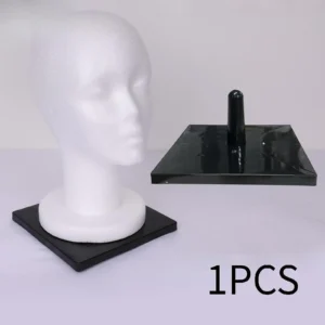 Wig Head Display Support Base Foam Head Model Mannequin Head Salon Styling Tools for Home Salon Jewelry Headwear Hats