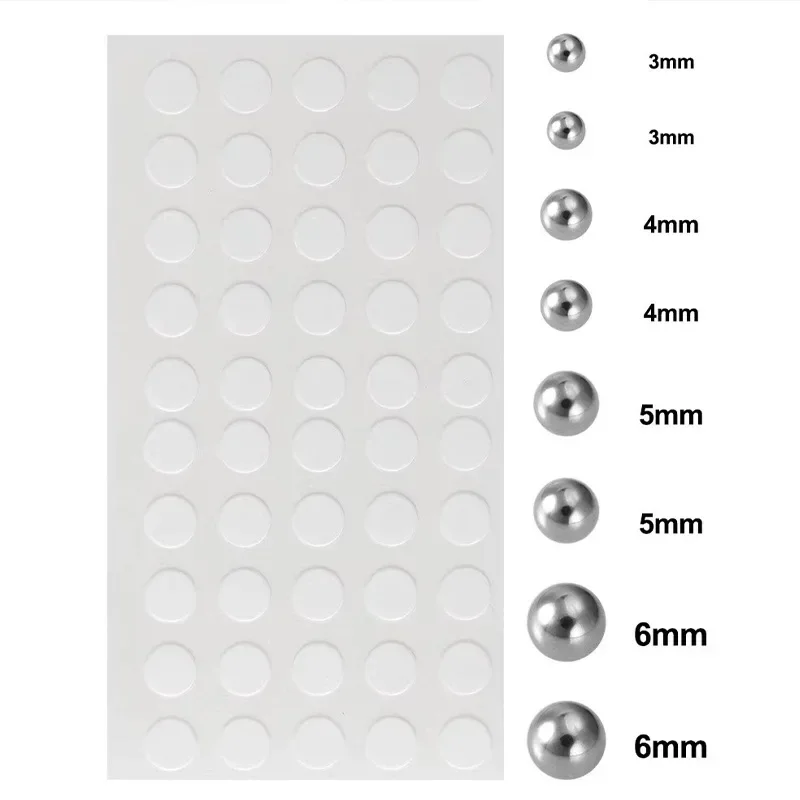 Fashion Fake Lip Nail Eyebrow Nose Ring No Piercing Lip Nails Sticker Selfadhesive Waterproof Reusable Body Belly Button Jewelry - Image 7