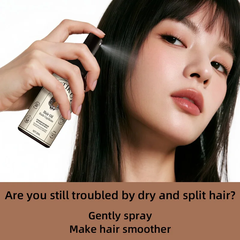 Hair care spray, moisturizing serum, nourishing hair roots, scalp massage, hair repair, oil control hair care solution - Image 5