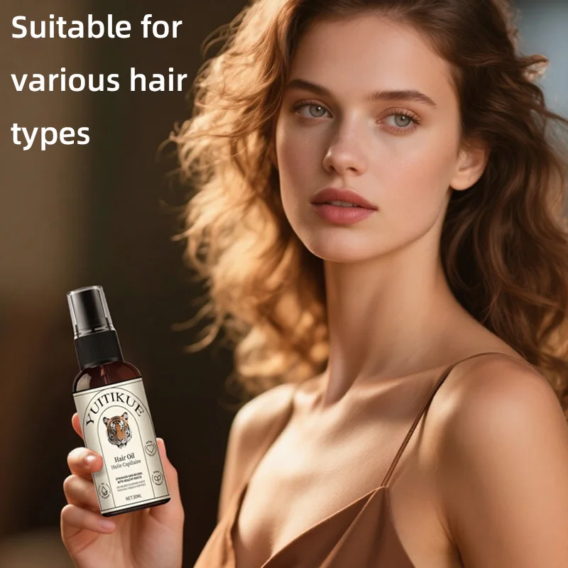 Hair care spray, moisturizing serum, nourishing hair roots, scalp massage, hair repair, oil control hair care solution - Image 4