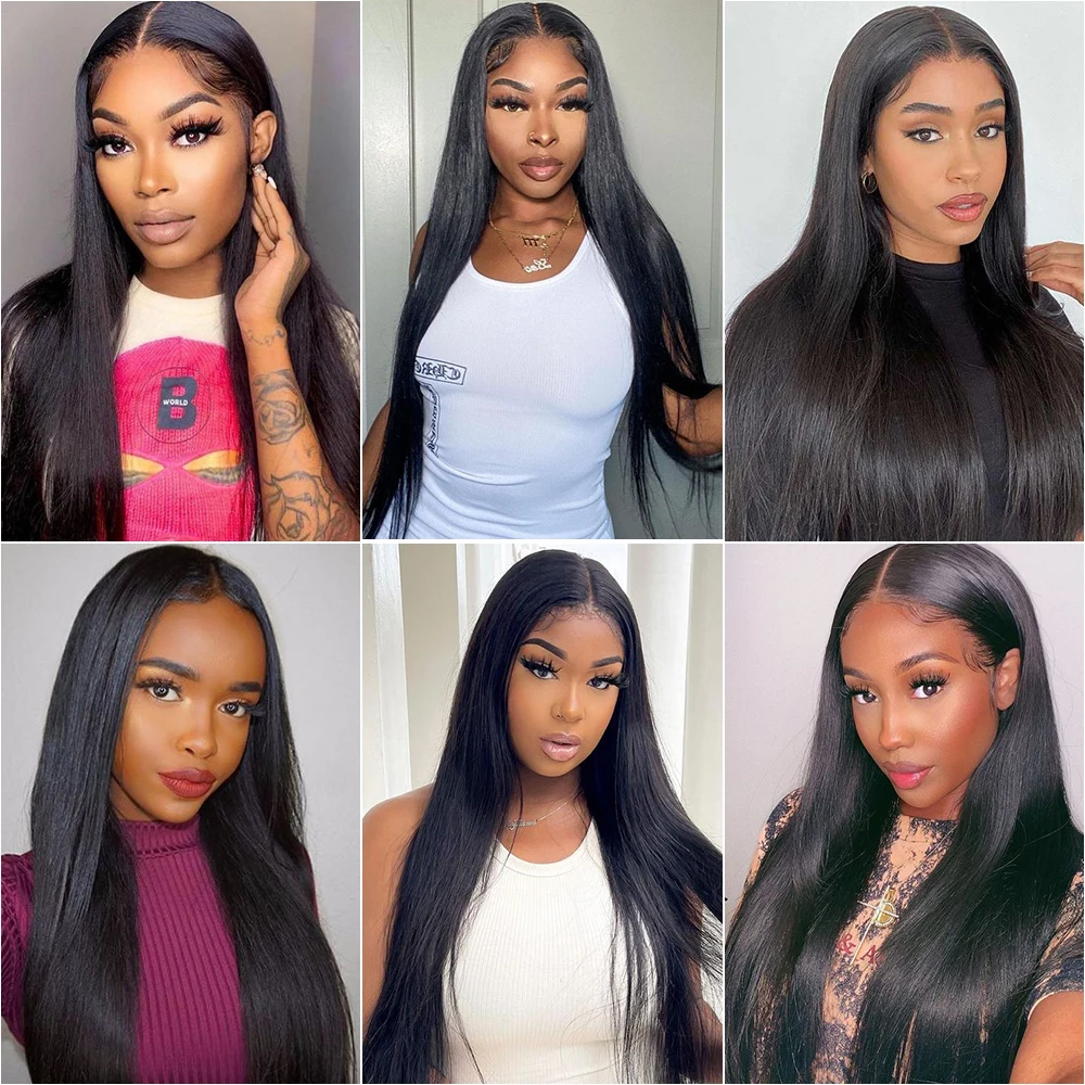 Straight Bundles Human Hair 10-30 Inch Hair Weave Bundles 100% Human Hair Extensions Natural Black Raw Hair Bundles 50G/Pcs - Image 6