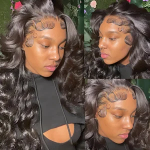 200 Density Body Wave Lace Front Wigs Human Hair 100% Transparent 360 Lace Frontal Wigs For Women 13×6 13×4 Human Hair Wigs