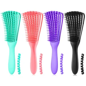 Hair Brush for Women’s Afro America/African Hair Textured 3a to 4c Kinky Wavy/Curly/Coily/Wet/Dry/Oil/Thick/Long Hair