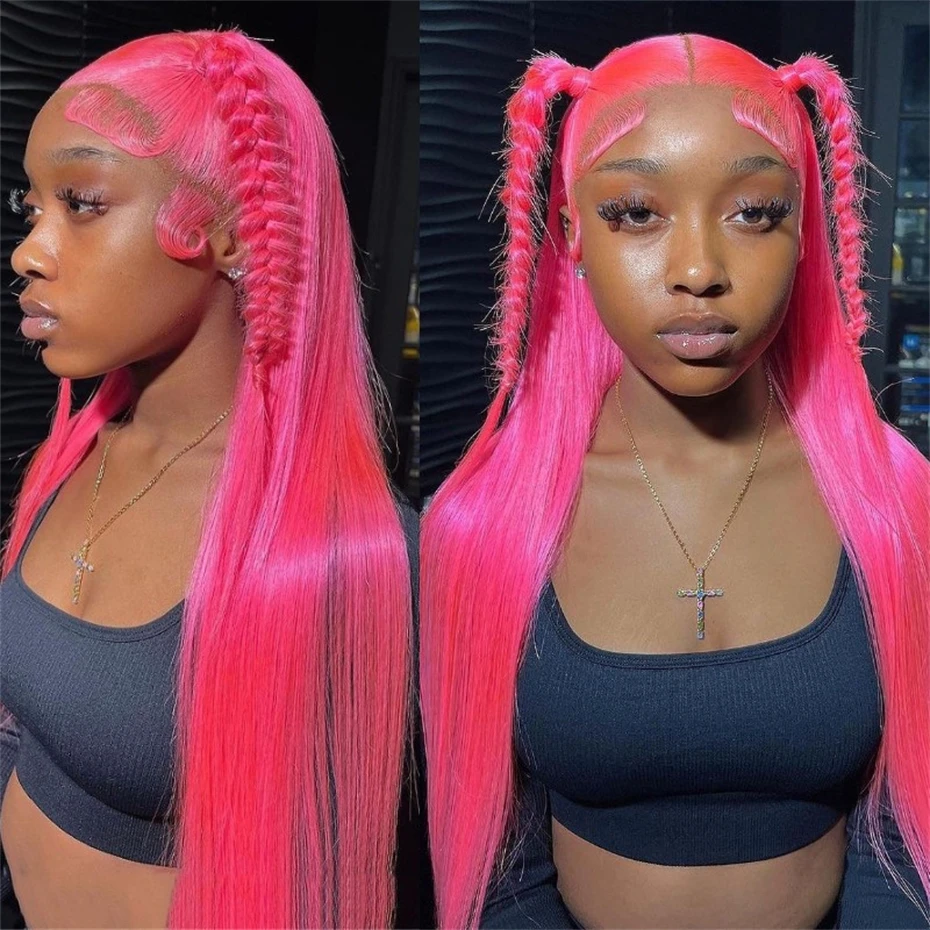 13x6 Teal Ocean Blue Lace Front Wig Human Hair Body Wave 613 Blonde Lace Frontal Wig Preplucked Mint Green Color Human Hair Wigs - Image 9