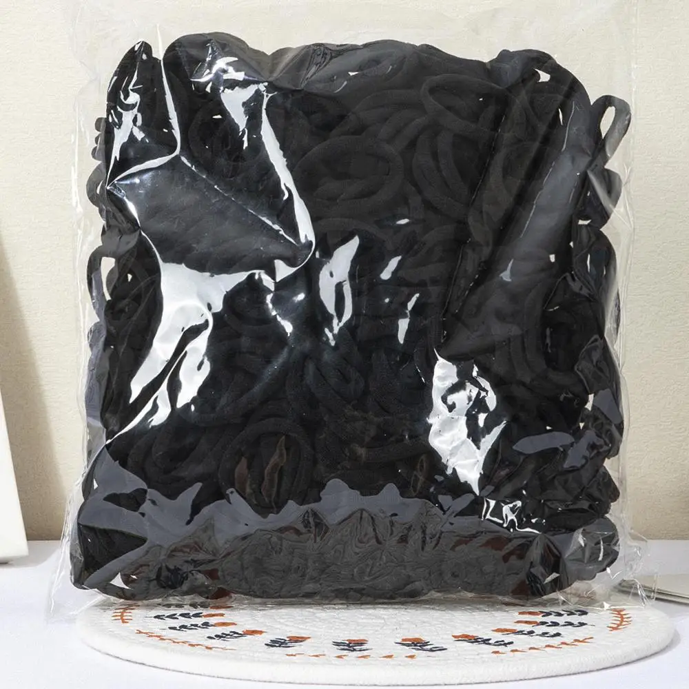 30-200pcs Hair Accessories for Women girl Basic Hair Bands Headband Hair Ropes Ties Ponytail Holder Simple and Fashionable Nylon - Image 10