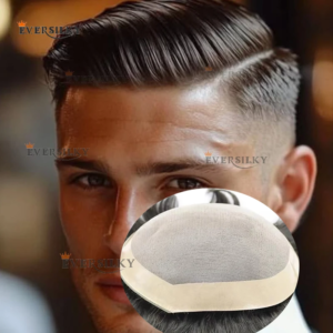 European Blonde Brown Black #4 Human Toupee 100% Human Hair Man Bald Wigs Undetectable Capillary Prosthesis Durable Fine Mono