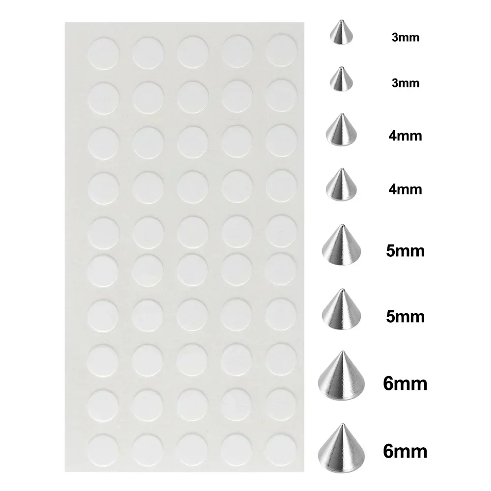 180pcs Non Piercing Lip Nails Sticker Selfadhesive Waterproof Reusable Fake Lip Nail Eyebrow Nose Ring Body Belly Button Jewelry - Image 11