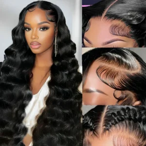 Body Wave Human Hair Wigs 13×6 Hd Lace Frontal Wigs 220 Density 40 Inch For Black Women Pre Plucked Loose Wave Lace Frontal Wig