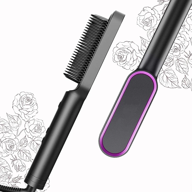 Hair Dryer Comb Curling Irons Beauty Products Hair Brushes Fast Heating Hair Straightener Comb - Image 5