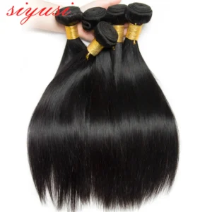 Brazilian Straight Hair Bundles 1/3/4 Pcs 100% Unprocessed Human Hair Straight Bundles Human Hair Extensions For Black Women