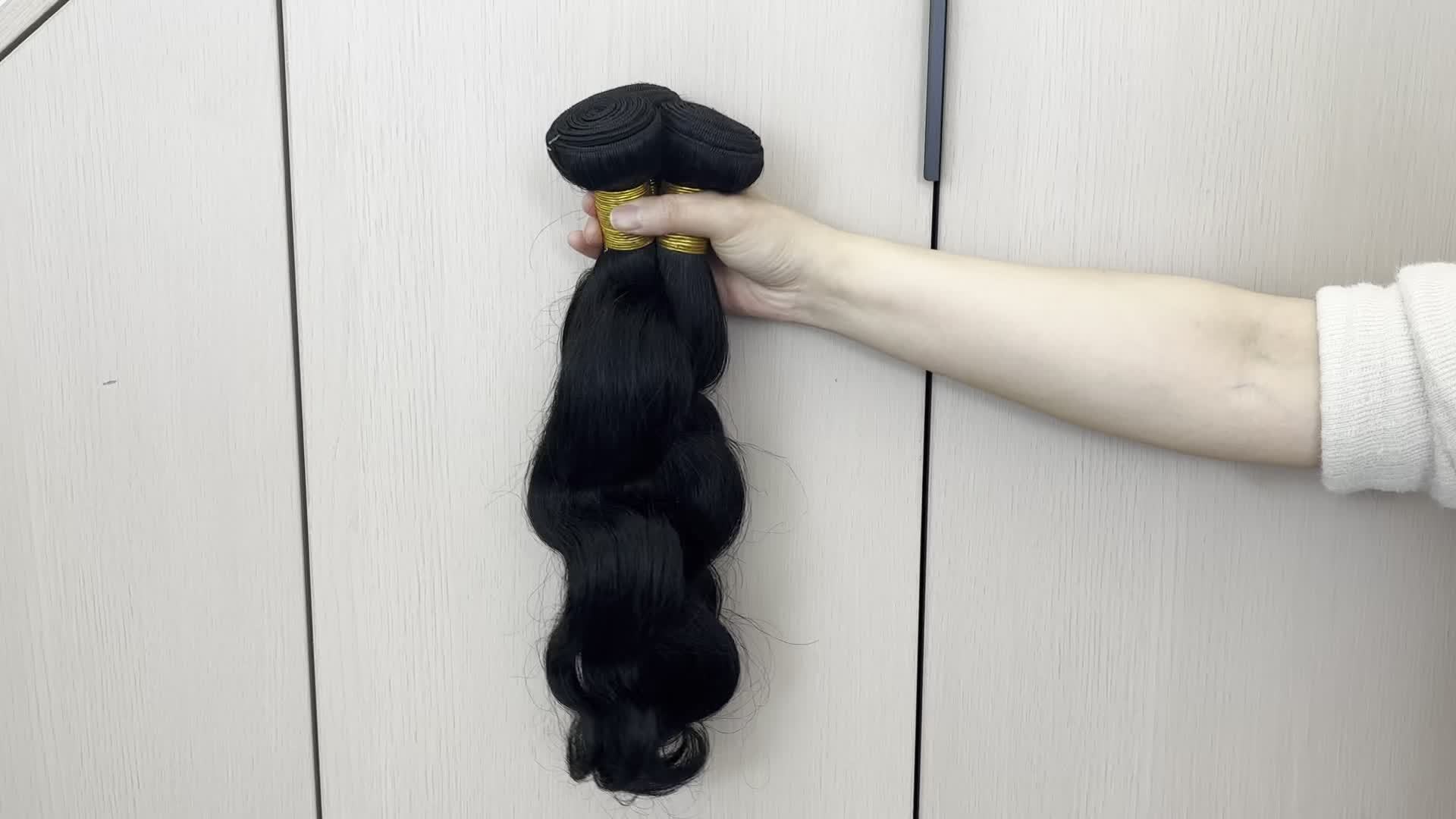 3pcs Natural Body Wave Human Hair Bundles - 10A Vietnamese Virgin Hair, Unprocessed, Natural Color, for Women, Body Wave Extensions, Hair Bundles, Hair - Image 13