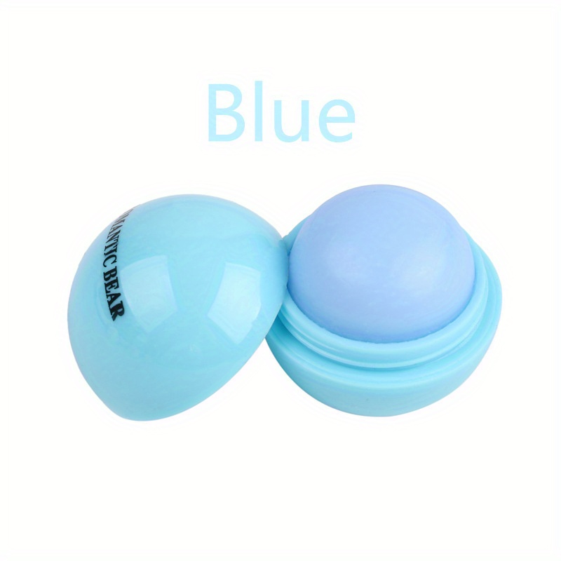 Spherical Lip Balm Ball - Glossy Tinted Lipstick-like Moisturizing Lip Gloss, Scent-Free Long-Lasting Hydration with Strawberry, Lemon, Grape, Blueberry & Orange Flavors (Pink, Green, Purple, Turquoise,) for Dry Lips - Image 9