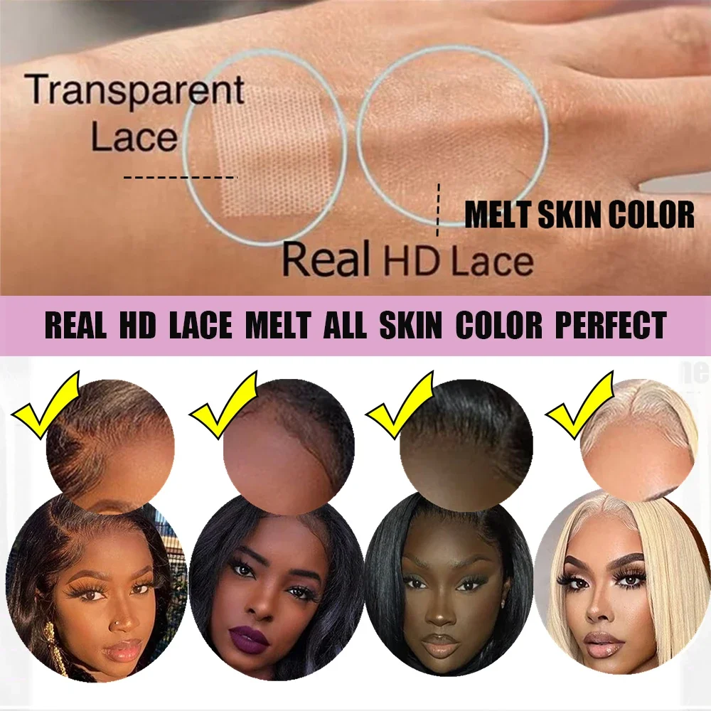 2x6 Lace Closure 100% Human Hair 10''-22'' HD Lace Closure Remy Hair Transparent Lace Hair Closure HairUGo - Image 6