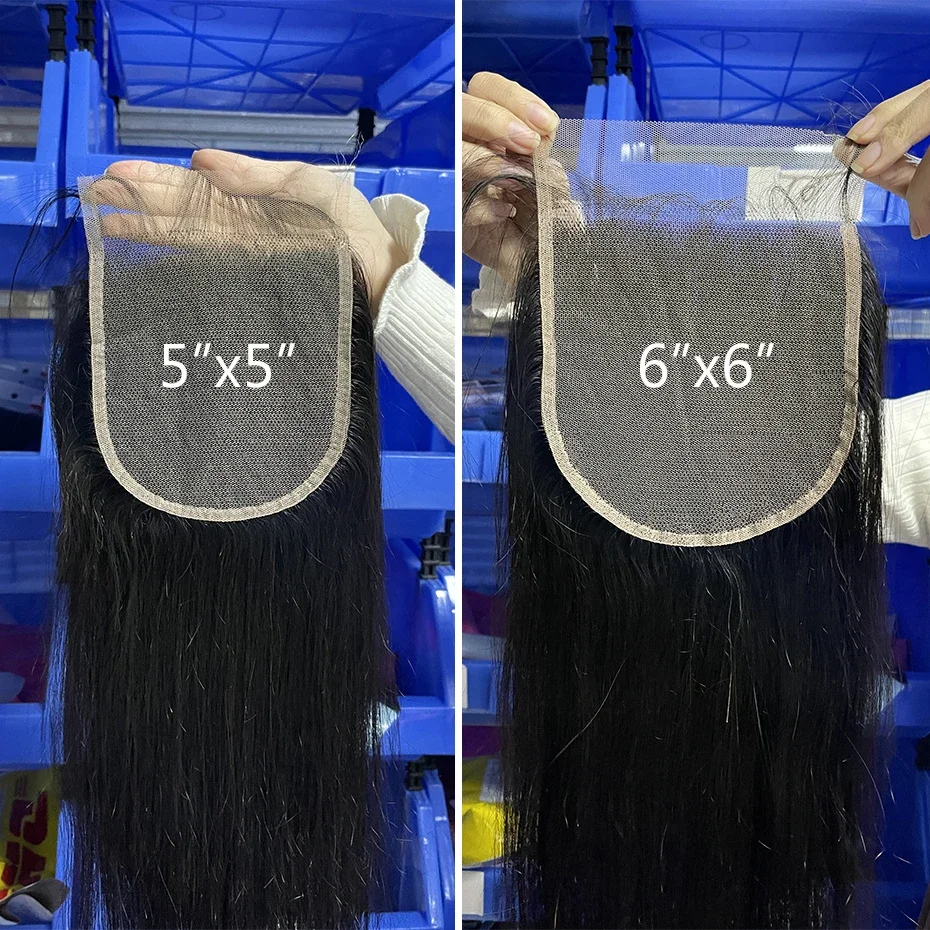 6x6 7x7 Lace Closure 100% Human Hair 10''-22'' HD Lace Closure Remy Hair Transparent Lace Hair Closure HairUGo - Image 5