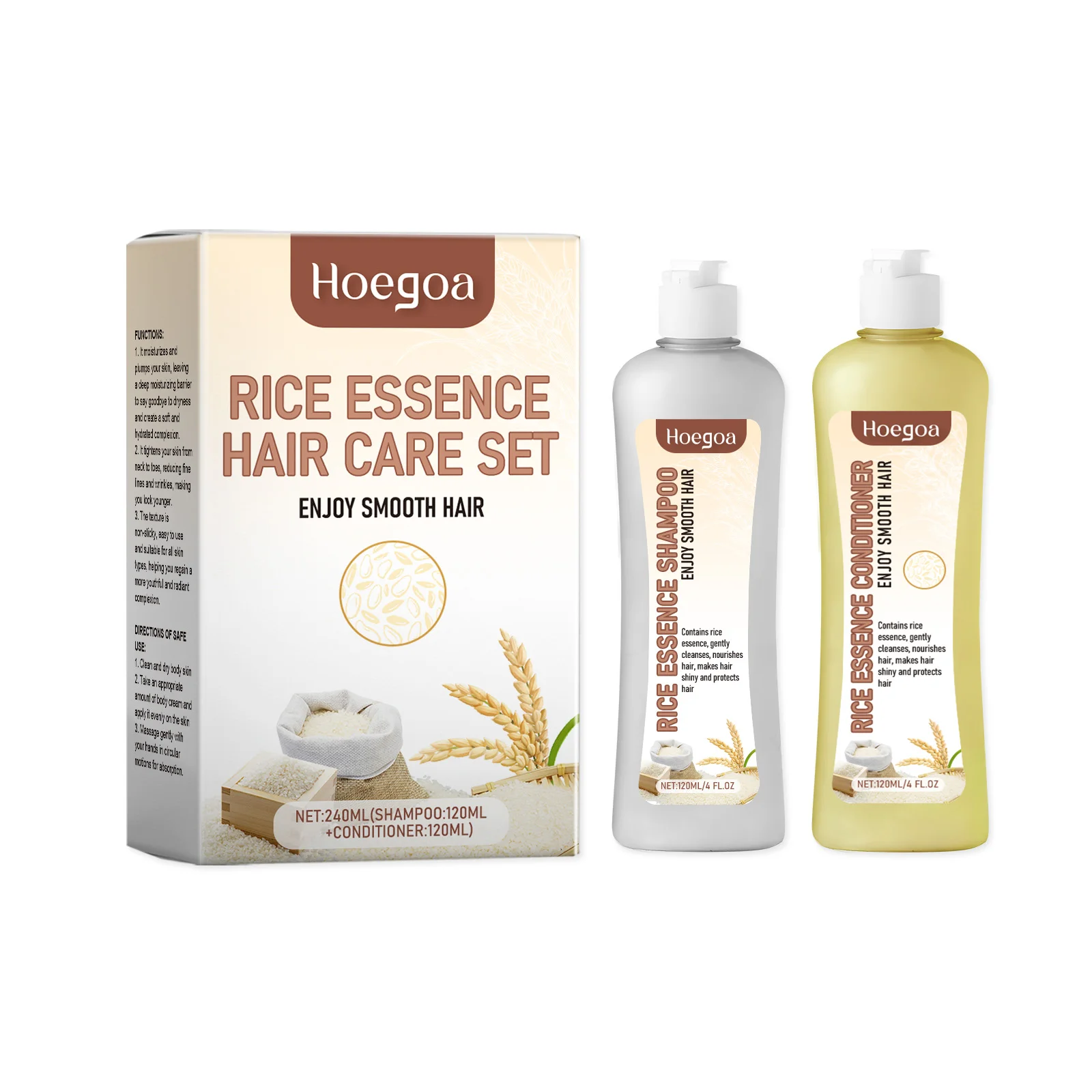 Hair Growth Shampoo Conditioner Set Repairing Strengthen Root Deep Nourish Anti Frizzy Dry Hair Oil Control Smoothing Hair Care - Image 12