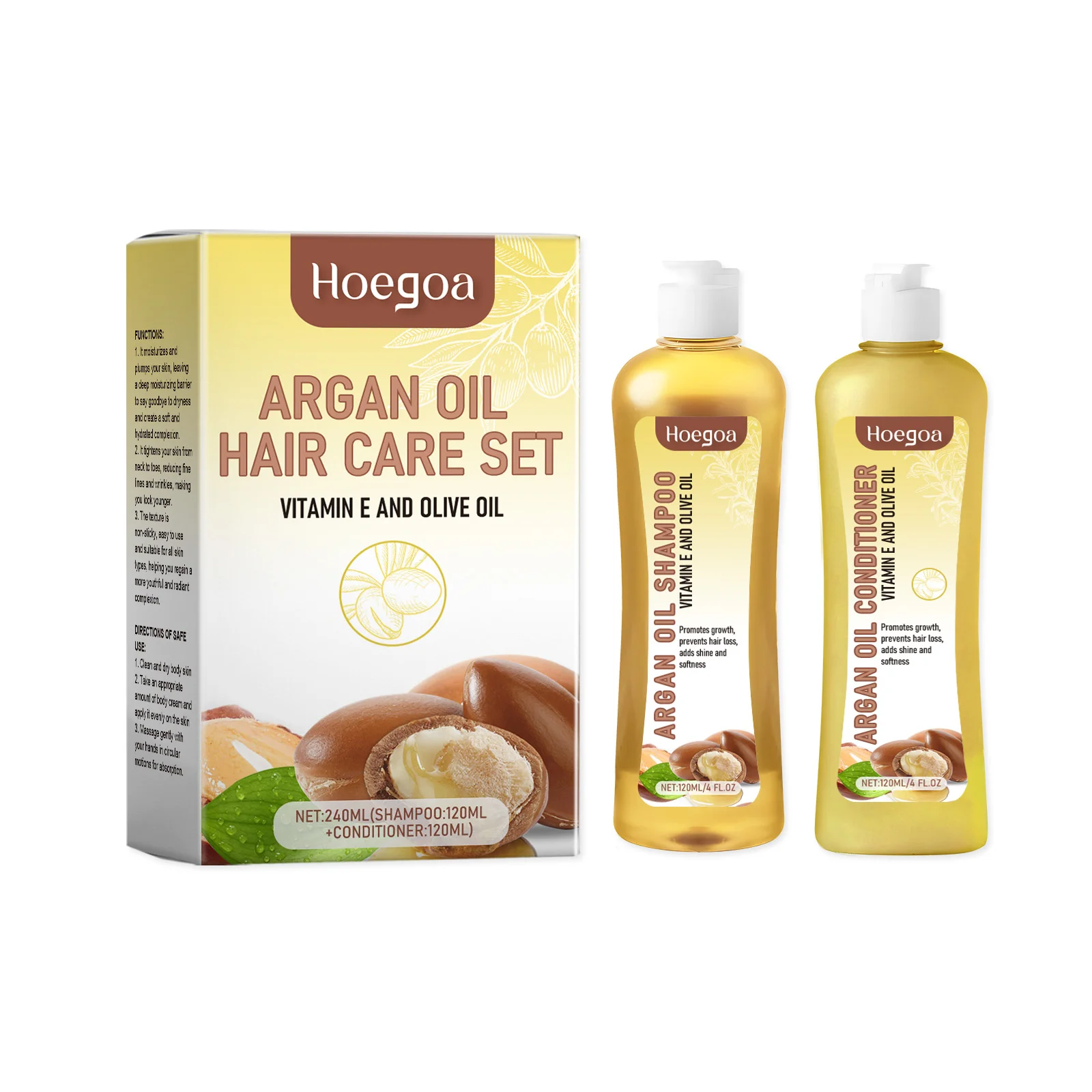Hair Growth Shampoo Conditioner Set Repairing Strengthen Root Deep Nourish Anti Frizzy Dry Hair Oil Control Smoothing Hair Care - Image 11