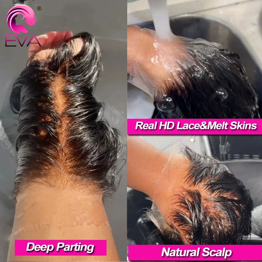 Human Hair HD Lace Frontal Closure 13x4 13x6 HD Frontal Only Invisible HD Lace 7x7 6x6 5x5 HD Lace Closure Deep Part For Women - Image 4