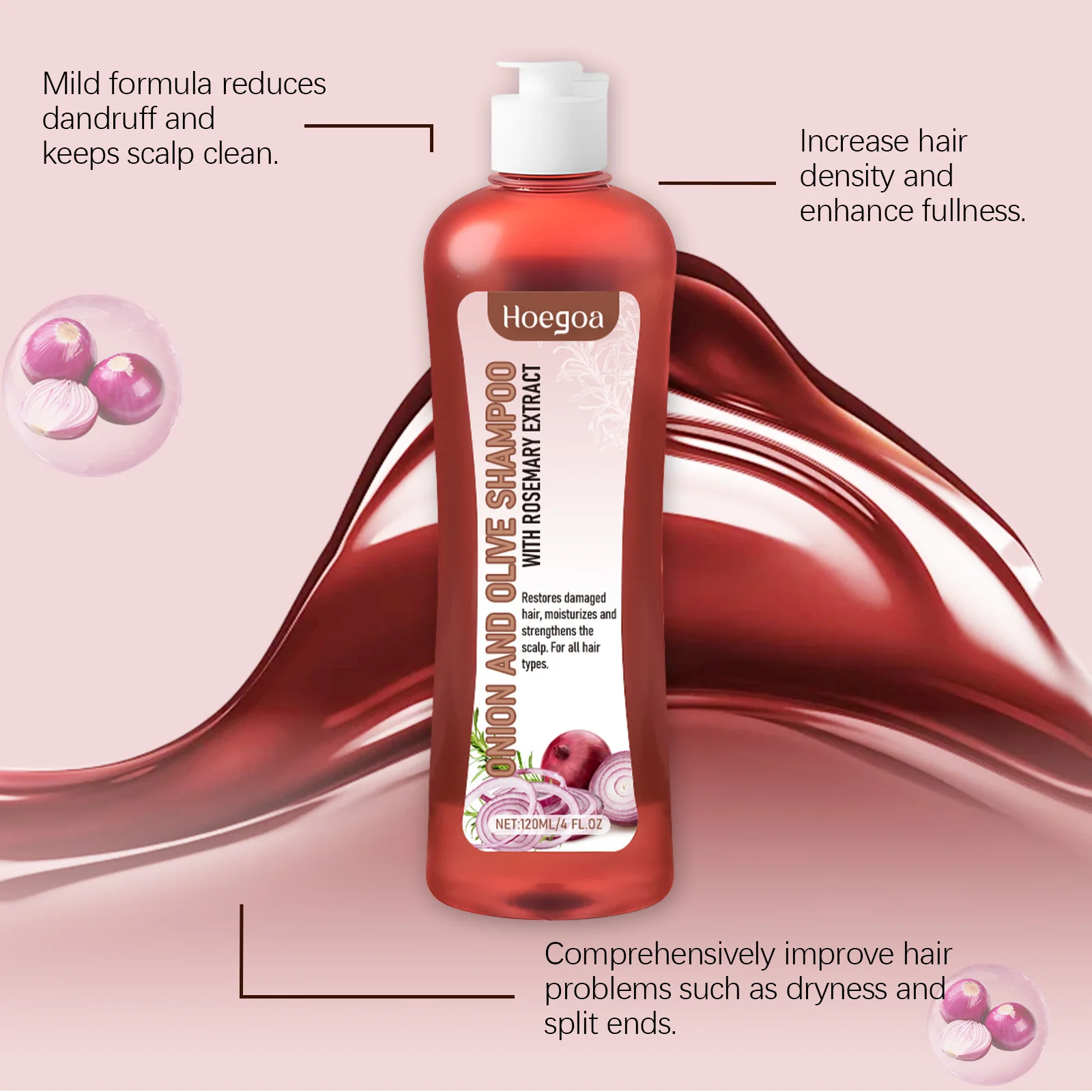Hair Growth Shampoo Conditioner Set Repairing Strengthen Root Deep Nourish Anti Frizzy Dry Hair Oil Control Smoothing Hair Care - Image 6