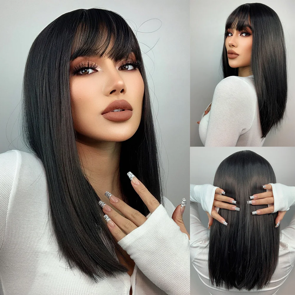 Rainbow multi-color synthetic wig for daily gatherings, parties, Halloween cosplay, bob hairstyle with side bangs, head cover - Image 9