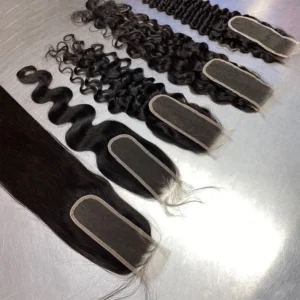Hd Lace Closure 2×6 Lace Human Hair Closure for Women 20 Inch 100% Unprocessed Remy Pre Plucked with Baby Hair Natural Color