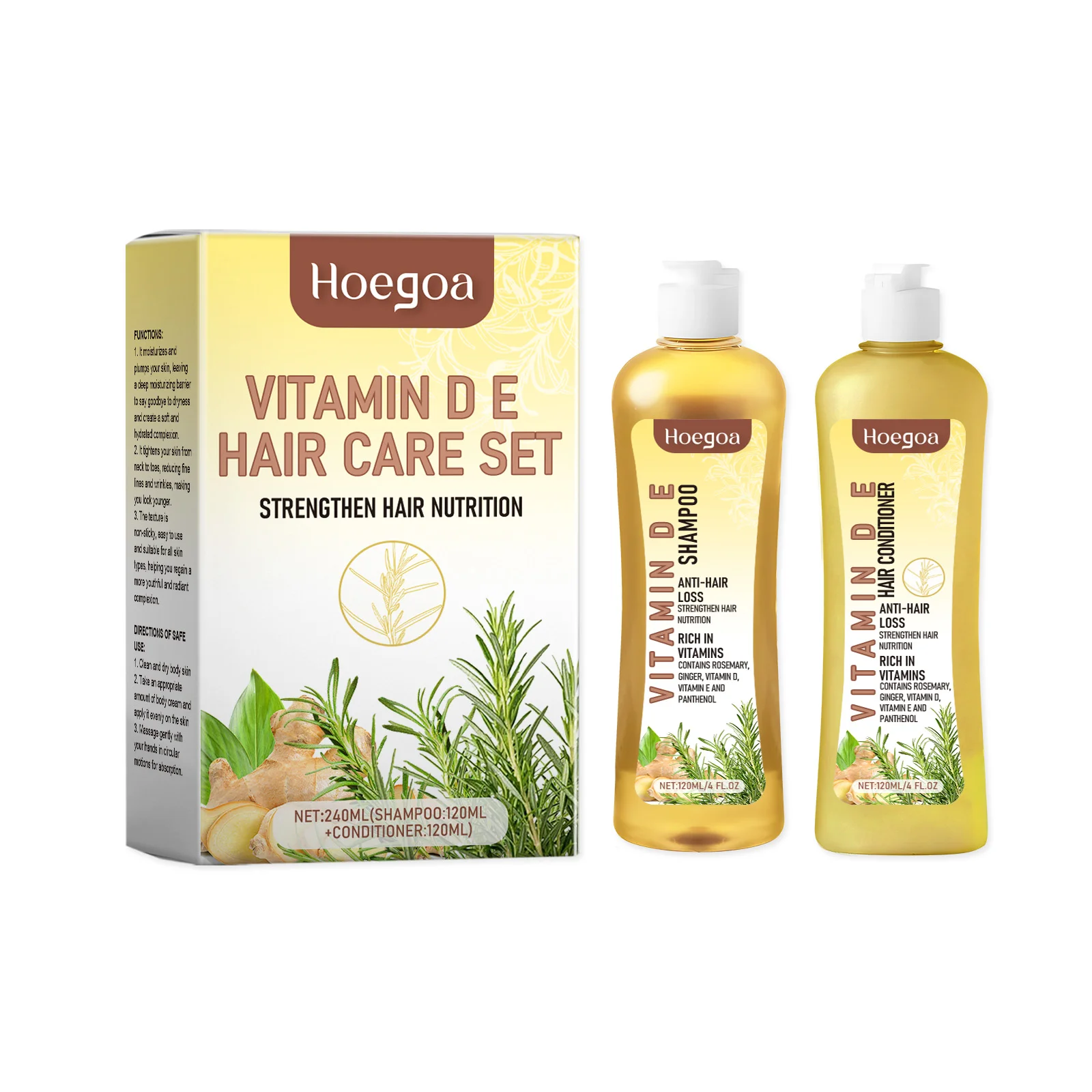 Hair Growth Shampoo Conditioner Set Repairing Strengthen Root Deep Nourish Anti Frizzy Dry Hair Oil Control Smoothing Hair Care - Image 9