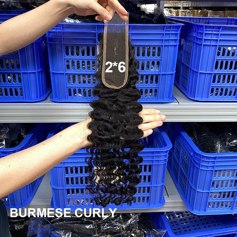 Hd Lace Closure 2x6 Lace Human Hair Closure for Women 20 Inch 100% Unprocessed Remy Pre Plucked with Baby Hair Natural Color - Image 10