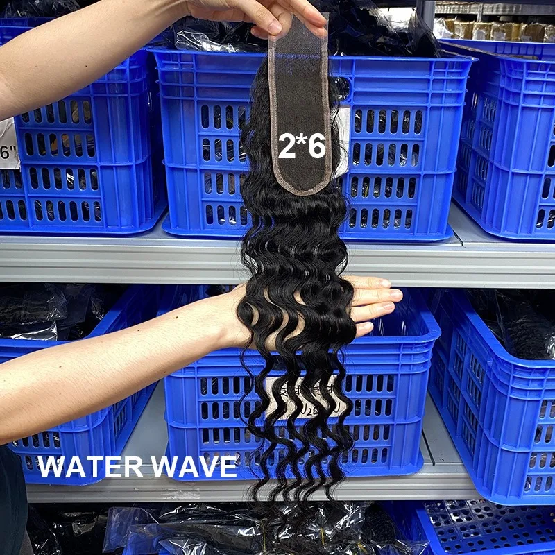 Hd Lace Closure 2x6 Lace Human Hair Closure for Women 20 Inch 100% Unprocessed Remy Pre Plucked with Baby Hair Natural Color - Image 8
