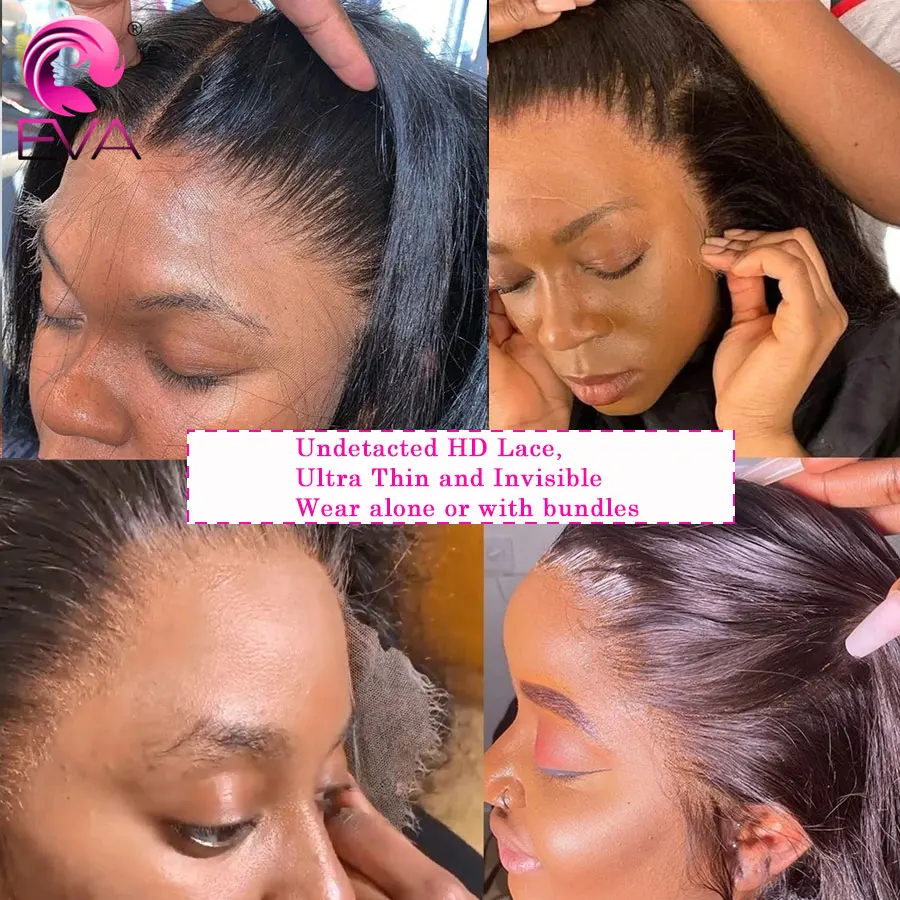 Human Hair HD Lace Frontal Closure 13x4 13x6 HD Frontal Only Invisible HD Lace 7x7 6x6 5x5 HD Lace Closure Deep Part For Women - Image 2