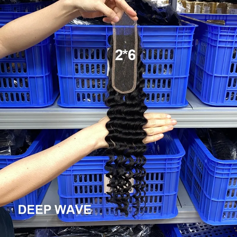 Hd Lace Closure 2x6 Lace Human Hair Closure for Women 20 Inch 100% Unprocessed Remy Pre Plucked with Baby Hair Natural Color - Image 11