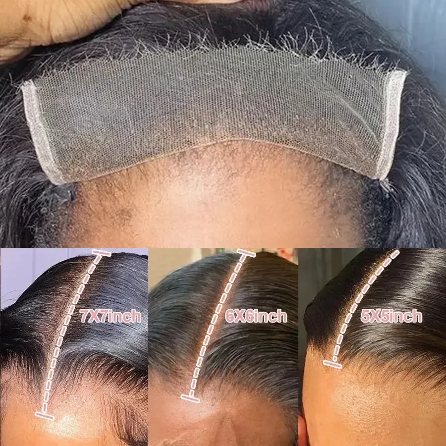 6x6 7x7 Lace Closure 100% Human Hair 10''-22'' HD Lace Closure Remy Hair Transparent Lace Hair Closure HairUGo - Image 2